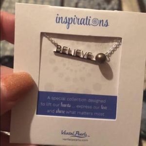 Inspiration “Believe” necklace by Vantel Pearls.